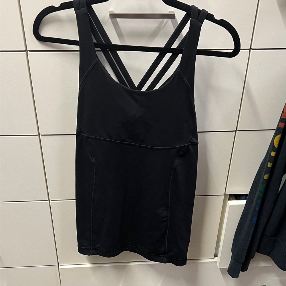 lululemon athletica Black Tank Top